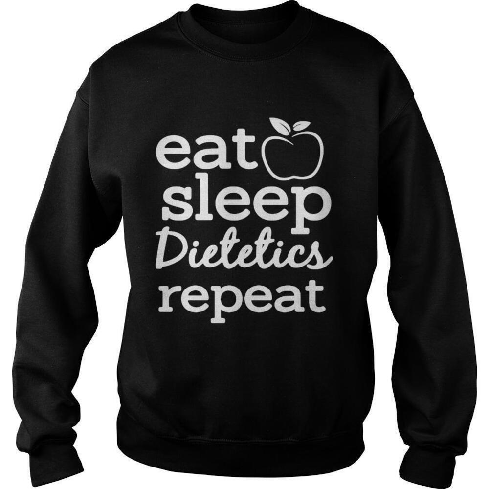 Apple Eat Sleep Dietetics Repeat Sweatshirt